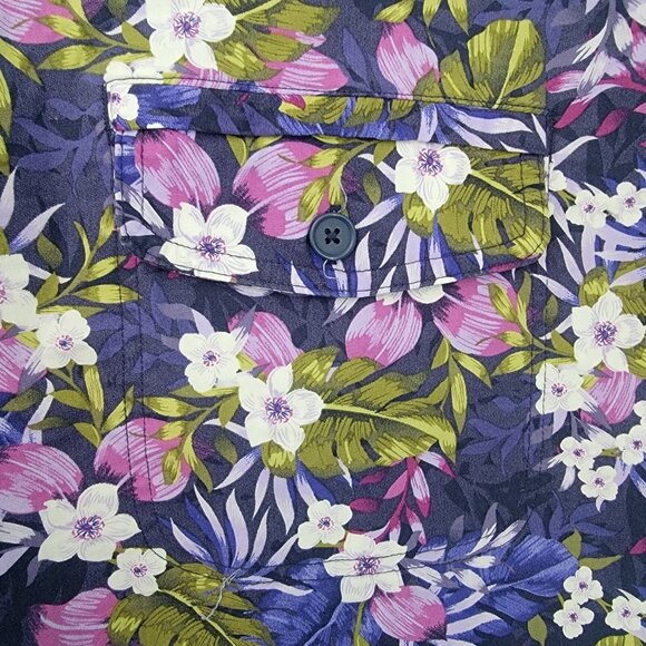 Stella Parker Shorts Multicolor Floral Boyfriend Tropical Beach Womens 12 EUC - Picture 6 of 11